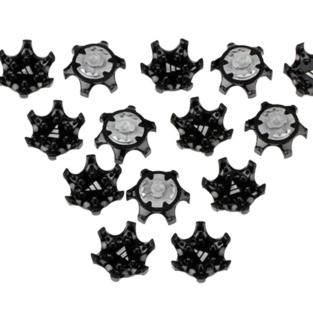 Juego de puntas de Golf de 14 piezas, piezas de zapatos de golf, repuestos duraderos, Ultra delgados, color negro,: Default Title