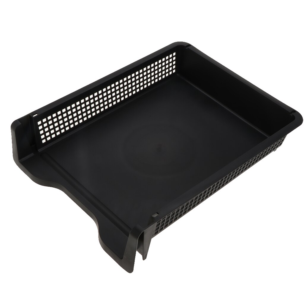 Acrylic Side Load Stackable A4 Paper Tray Organizer Folders Storage