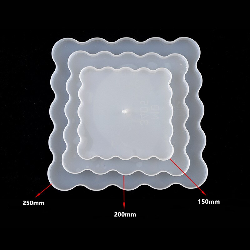 klasyczny metal 3 poziom formy ciasto talerz owoców odlewania przezroczysta żywica epoksydowa formy płyty patera na słodycze taca na owoce formy dekoracja rzemiosła artystycznego