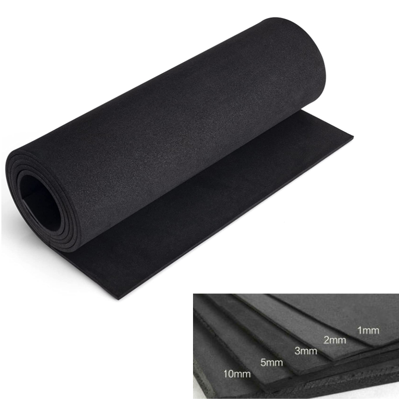 Feuilles de mousse Eva d'épaisseur 1mm2mm3mm5mm10mm, 1 pièce, absorbe le bruit, feuilles artisanales en mousse Eva, matériel de fabrication de modèles faits à la main: Black / 21mm