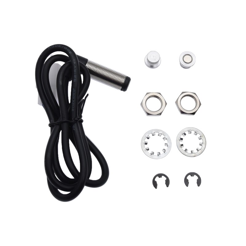 Einstellbare 7 Farben LCD Digital Universal- Tacho Motorrad Kilometerzähler Meter MAX 299 KM/H Motorrad Moto Armaturenbrett Zubehör: Neu Sensor