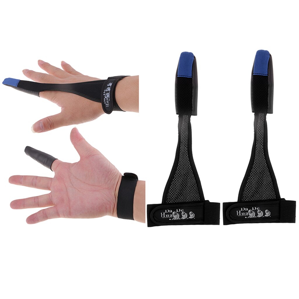 2 Stuks Anti-Slip Wijsvinger Protector Ademend Een Vinger Vissen Handschoenen