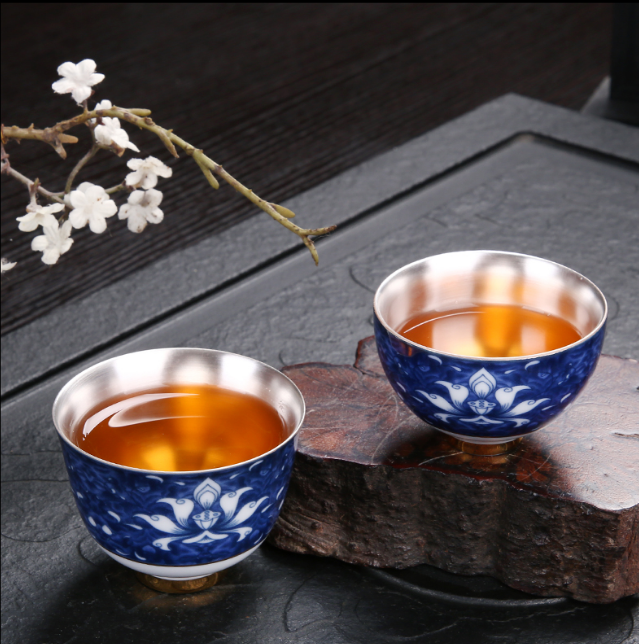 traditional chinese style ceramic tea set teaware business box dinnerware set best household office tea tureen LF391