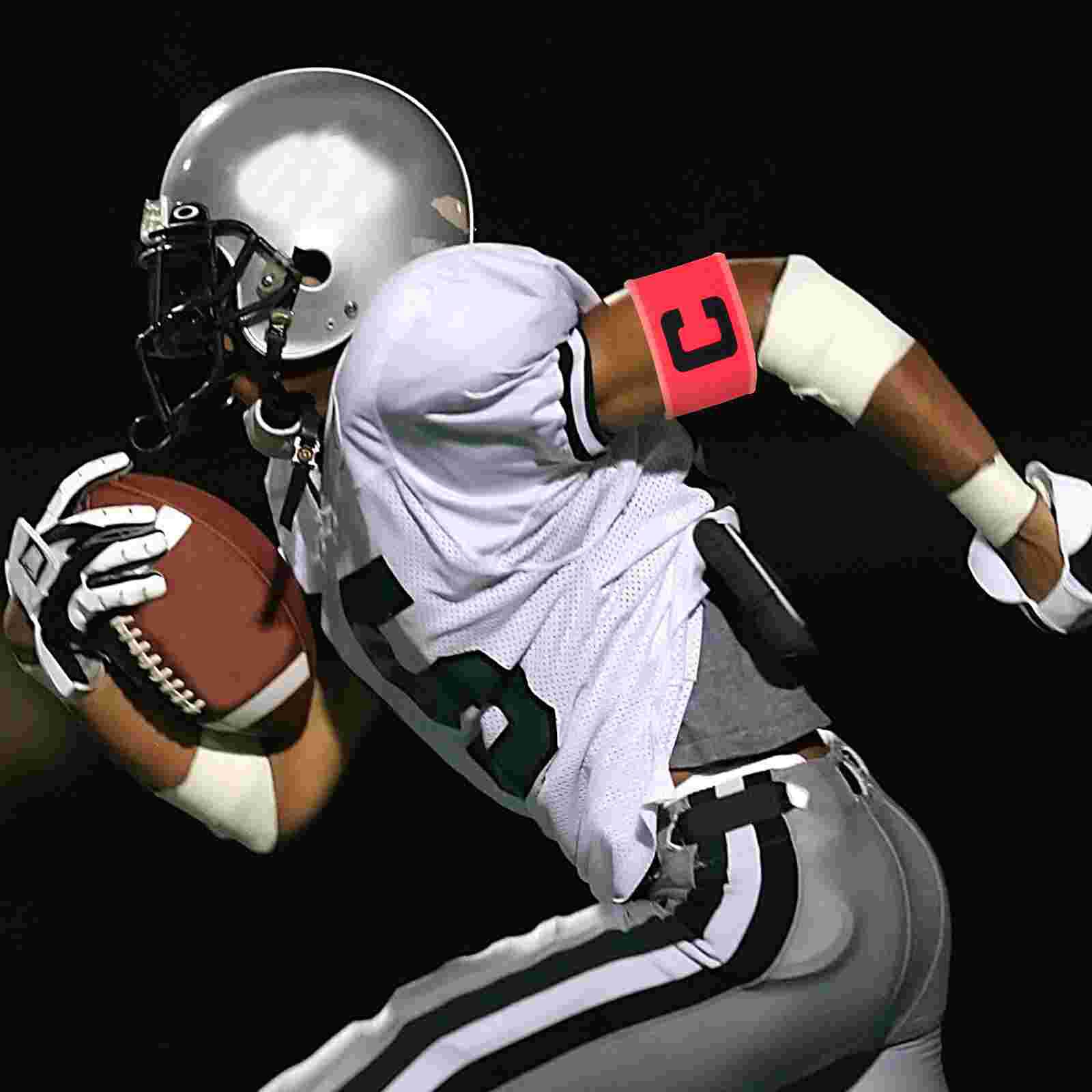 2 pcs band captain armband portable arm band soccer accessory soccer armband for player soccer sports