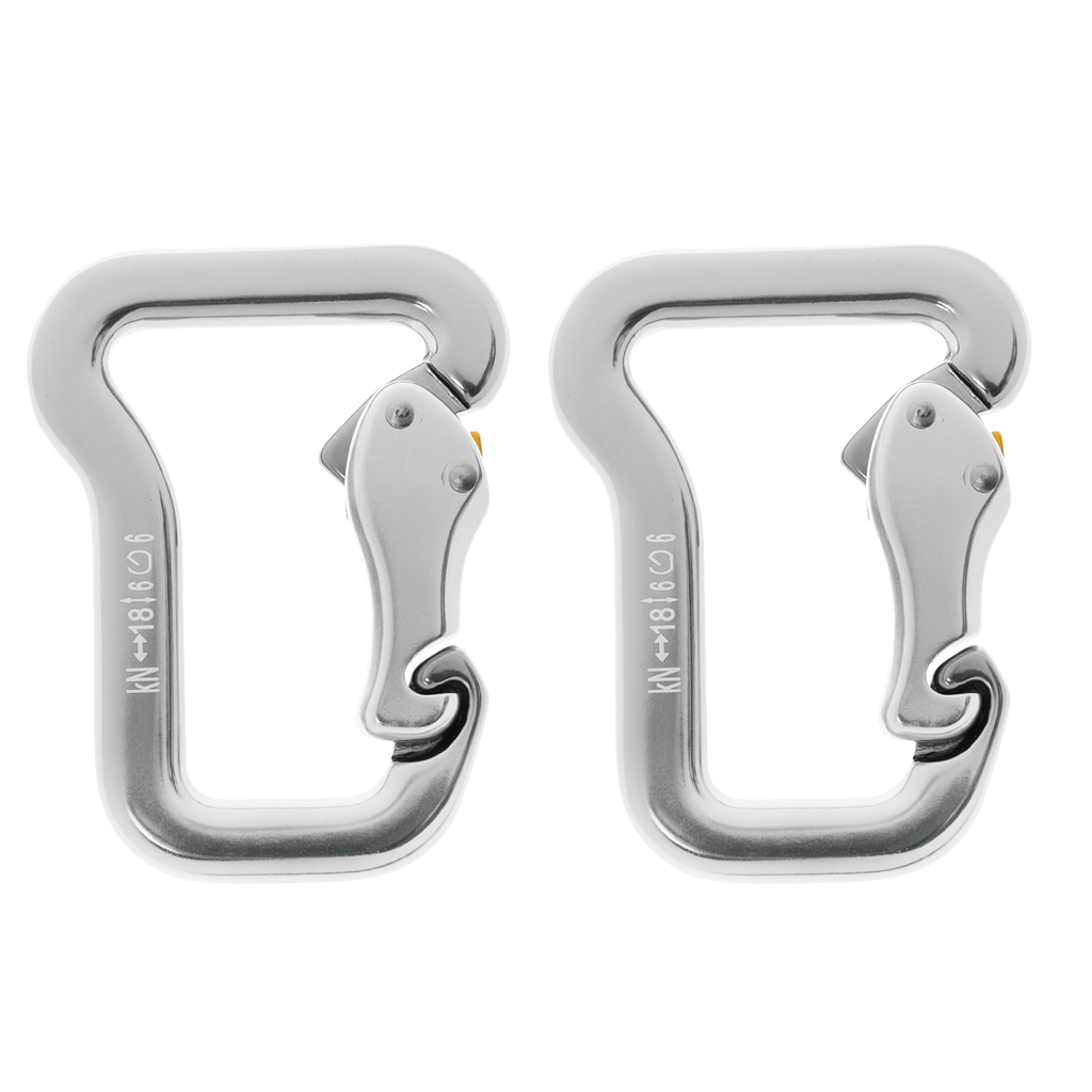 2pc sikkerhet karabinkrok clips utstyr for paragliding paraglider seleutstyr