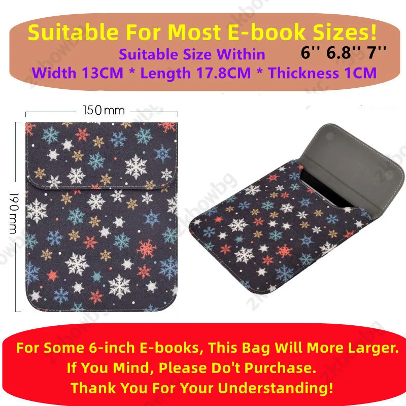 Magnetisk väska för kindle paperwhite 5/6/7/8th 10th 11th 12th generation colorsoft 6 6.8 7 tums fodral