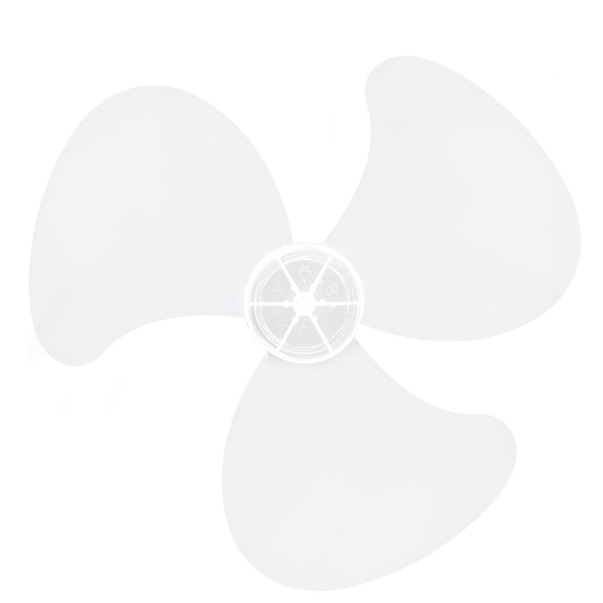 Household 3 Leaves Fan Blades Clear Plastic Fan Blade Three Leaves for Standing Pedestal Fan Table Fanner General Accessories