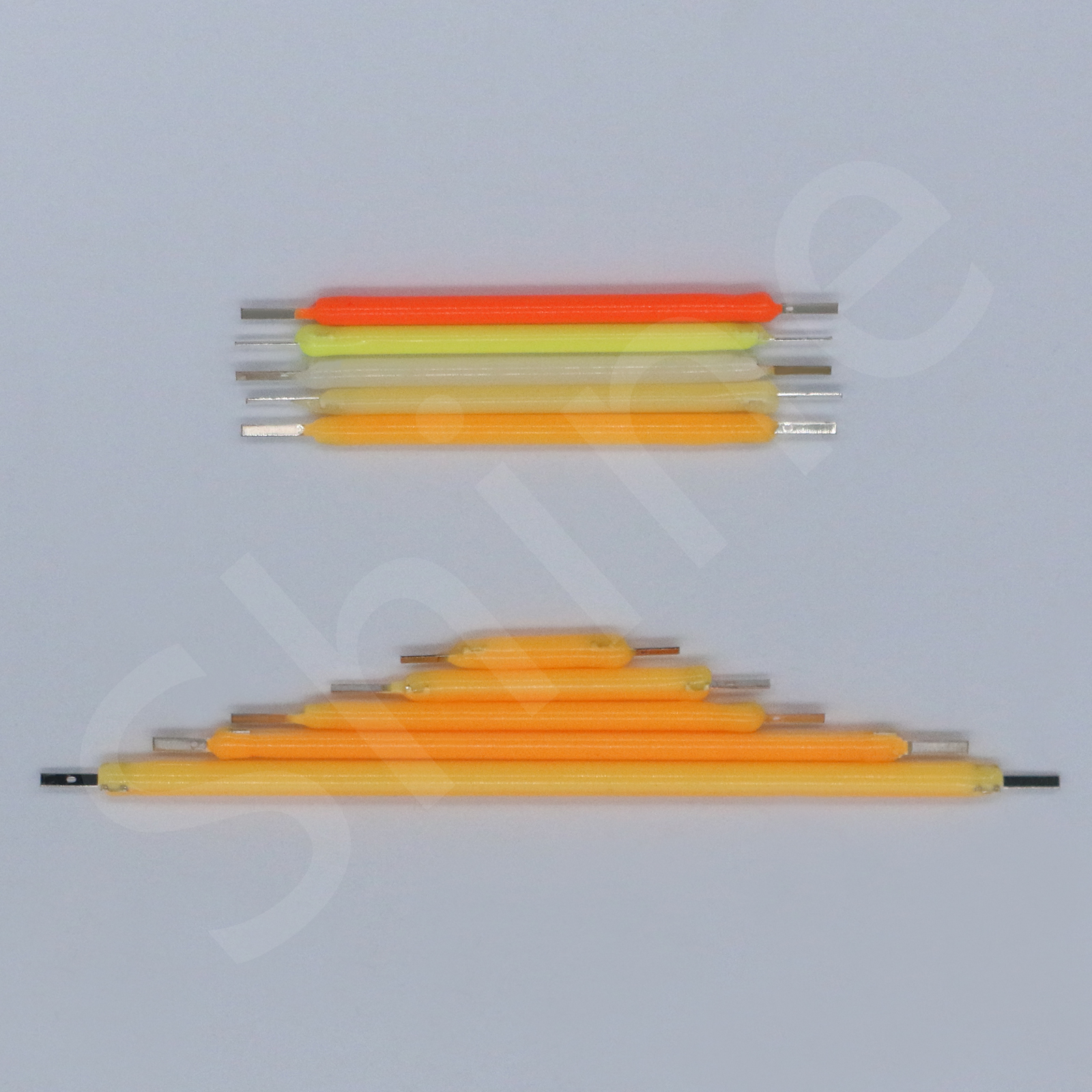 Ampoule Edison à Filament LED COB, pièces de lampe 18.8mm 29mm 38mm 54mm 68mm DC 3V 12V 57V 80V, Diodes de lumière à incandescence, accessoires, 10 pièces