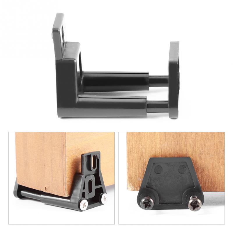 Premium Plastic Bottom Floor Guide Wall Mounted Sliding Barn Door Roller Guide door hardware w/ Screws