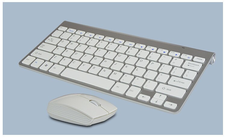2.4G Wireless Keyboard and Mouse Mini Multimedia Keyboard Mouse Combo Set For Notebook Laptop Desktop PC TV Office Supplies
