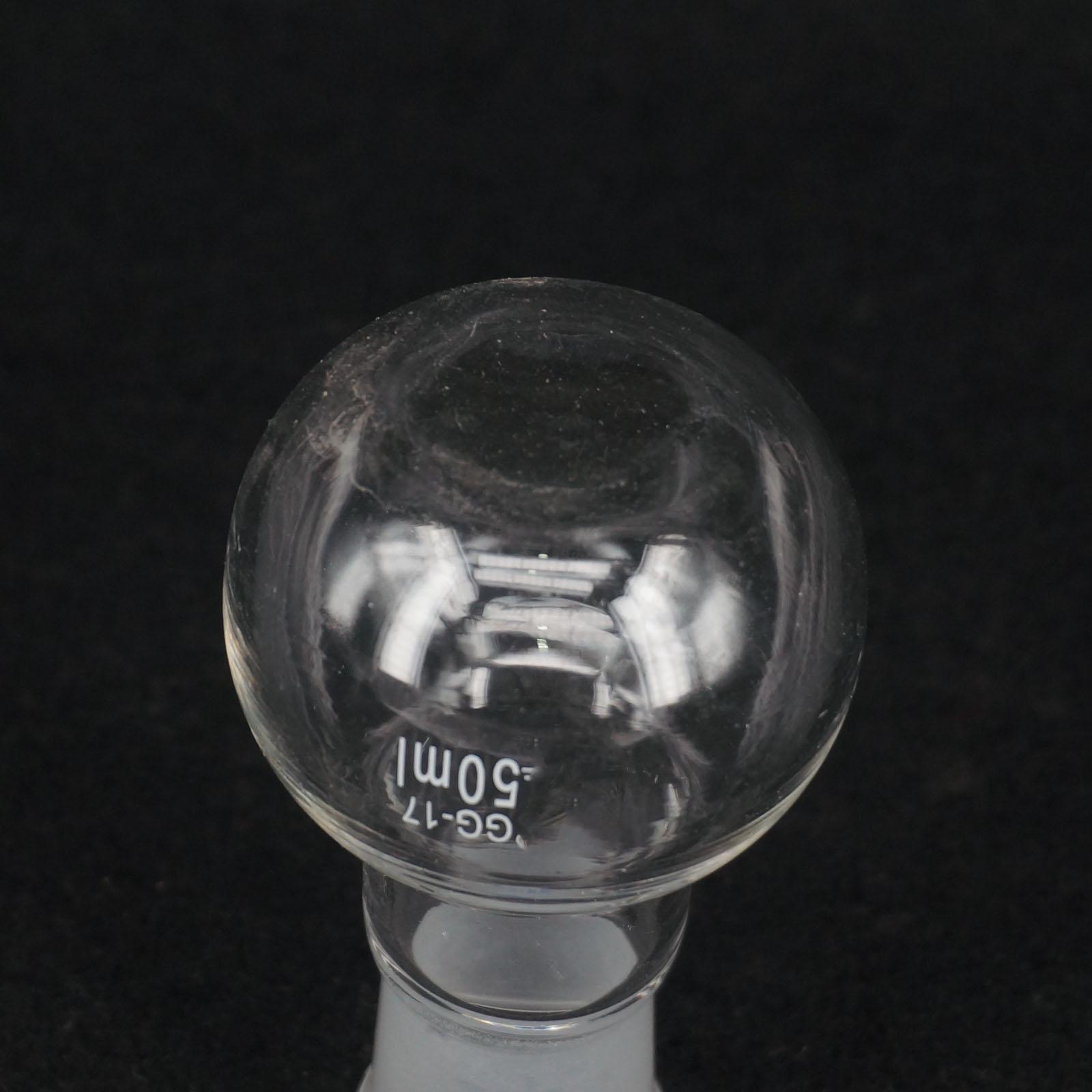 50Ml 24/29 Een Mond Korte Hals Platte Kolf Kolf Voor Laboratorium