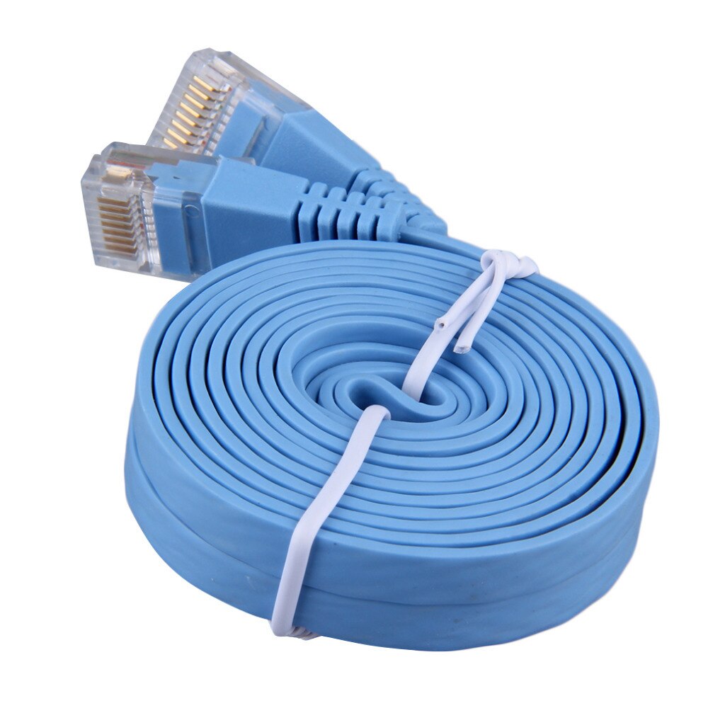 2M 1m RJ45 Ethernet Network LAN Cable CAT6 Channel 8P8C Patch Cable Router Length Flat Reticle Network Cable 0.5m