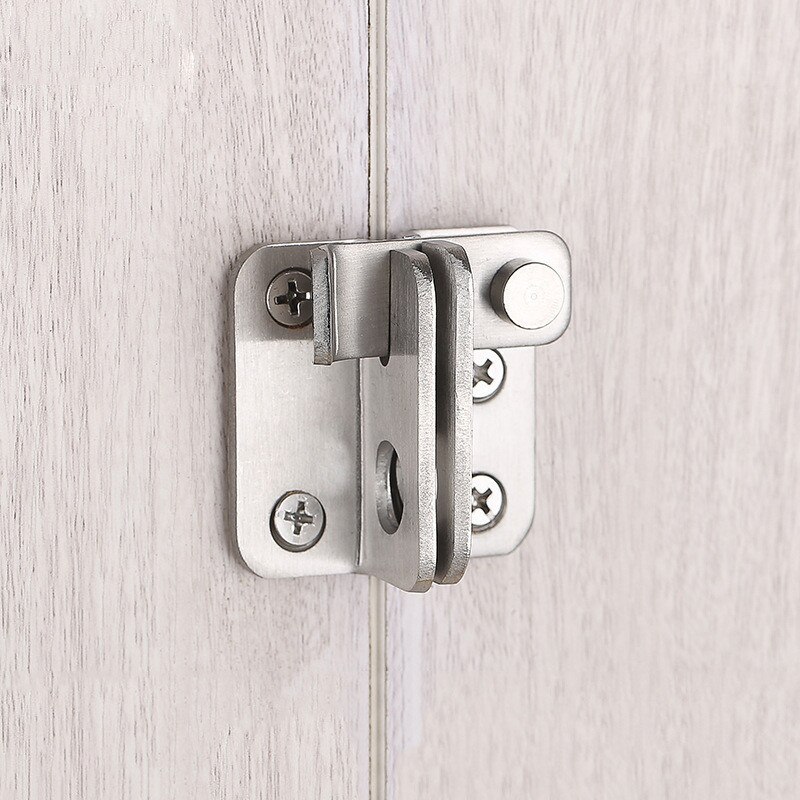 2.8MM Thickening Bolt Lock Hardware Stainless Steel Home Gate Guard Home Safety Security Anti-theft Door