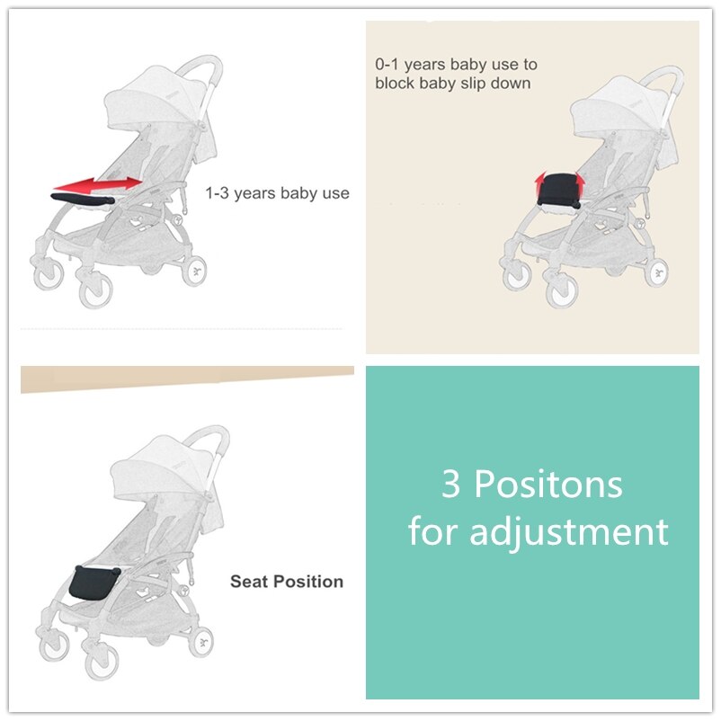 accesorios de cochecito de bebé actualización 21cm más reposapiés para babyzen yoyo cochecito babytime dormir pie extender de footboard