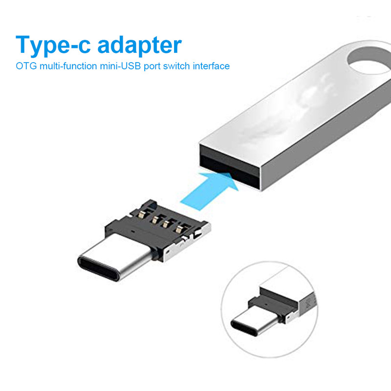 Type-C Adapter Otg Multifunctionele Converter Usb Interface Type-C Adapter Micro-Transfer Interface voor Data Kabels Kaartlezer