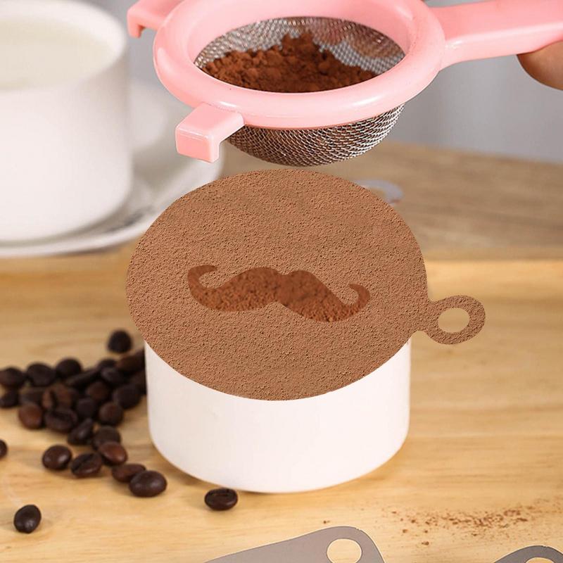Kaffee Latte Cappuccino Barista ziehen Blumen schablonen Kuchen Vorlagen Druck Lahua bilden verschiedene aufbringen DIY zurück kunst Schablonen