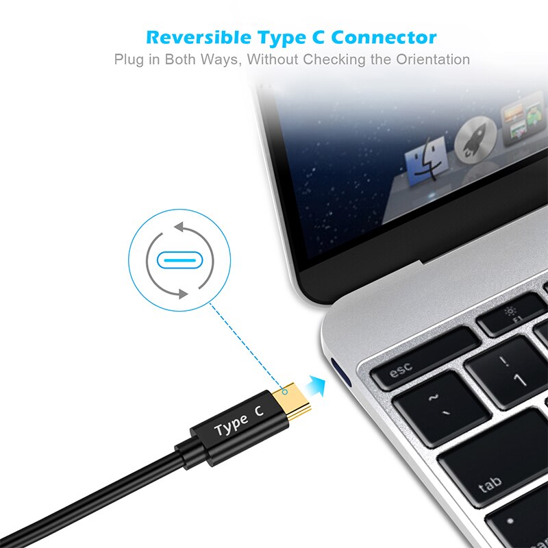 Choetech usb type c til dvi kabel 4k 30hz 1.8m usb c til dvi -d 24+1 adapter til macbook samsung  s10 s9 s8 type c div d adapter