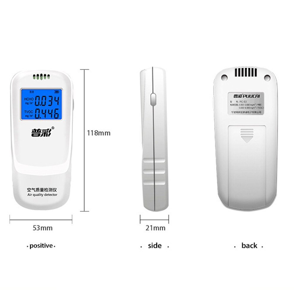 Indoor Portable CO2 Meter Gas Detector Multifunctional Home Air Monitor Intelligent Analyzer Household CO2 sensor