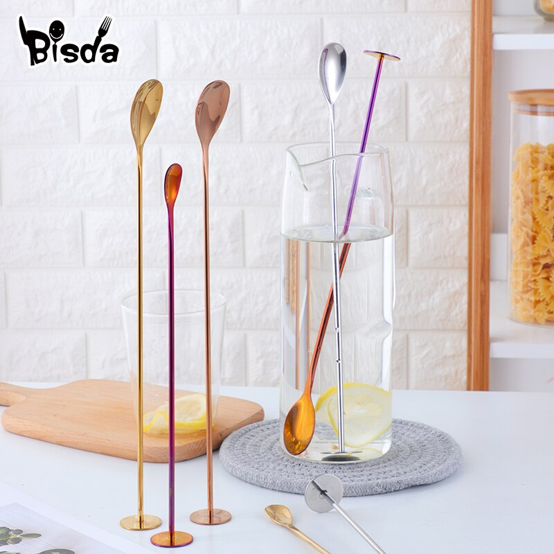 Blanding cocktail bar ske swizzle stick kaffe cocktail mojito vin skeer bar ware bartender værktøj juice blanding tilbehør