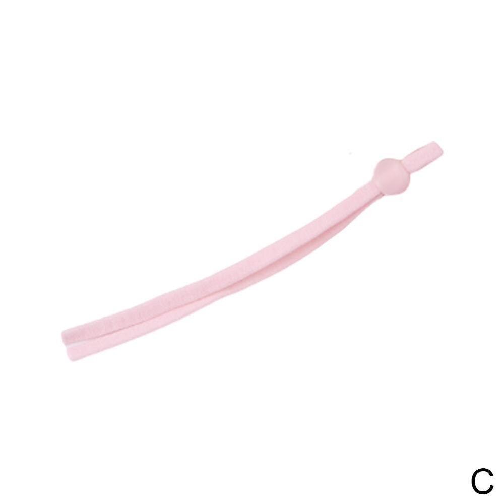 10/30/50 Pcs réglable masque couture élastique bande cordon lanière boucle faisant extensible casque antibruit fournitures de travaux manuels avec boucle d'oreille corde W0A3: C