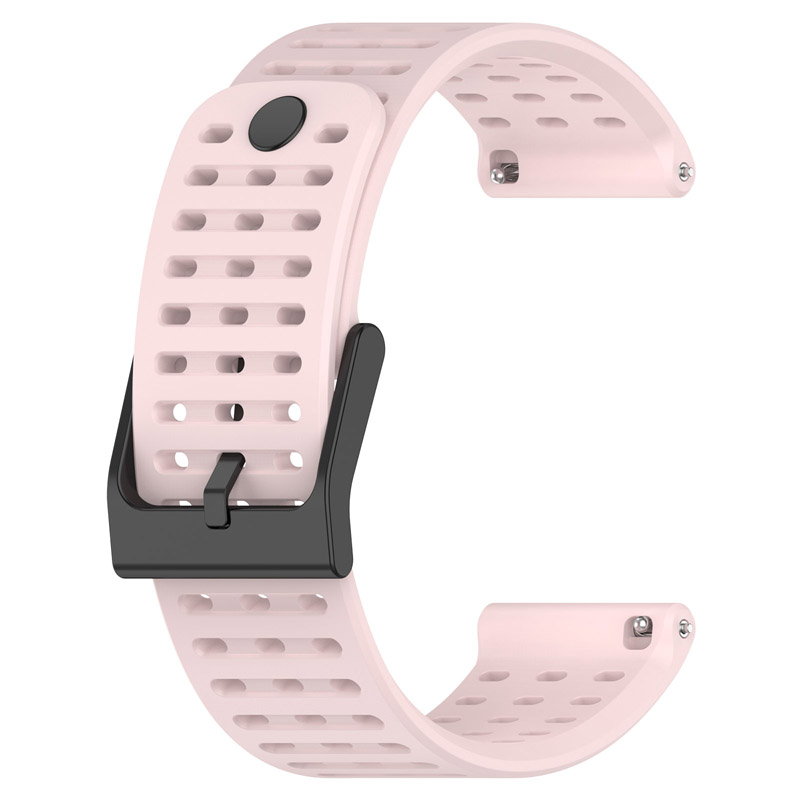 Bracelet de montre en Silicone pour bandes verticales Suunto, bracelet de remplacement de Sport en Silicone pour Suunto9 peak pro/Suunto5 peak cuivre: XL / BLACK WHITE