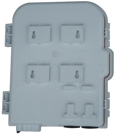 Ftth 8 núcleos caixa de terminação de fibra 8 portas 8 canais divisor caixa de fibra óptica interior ftb abs ftth caixa terminal