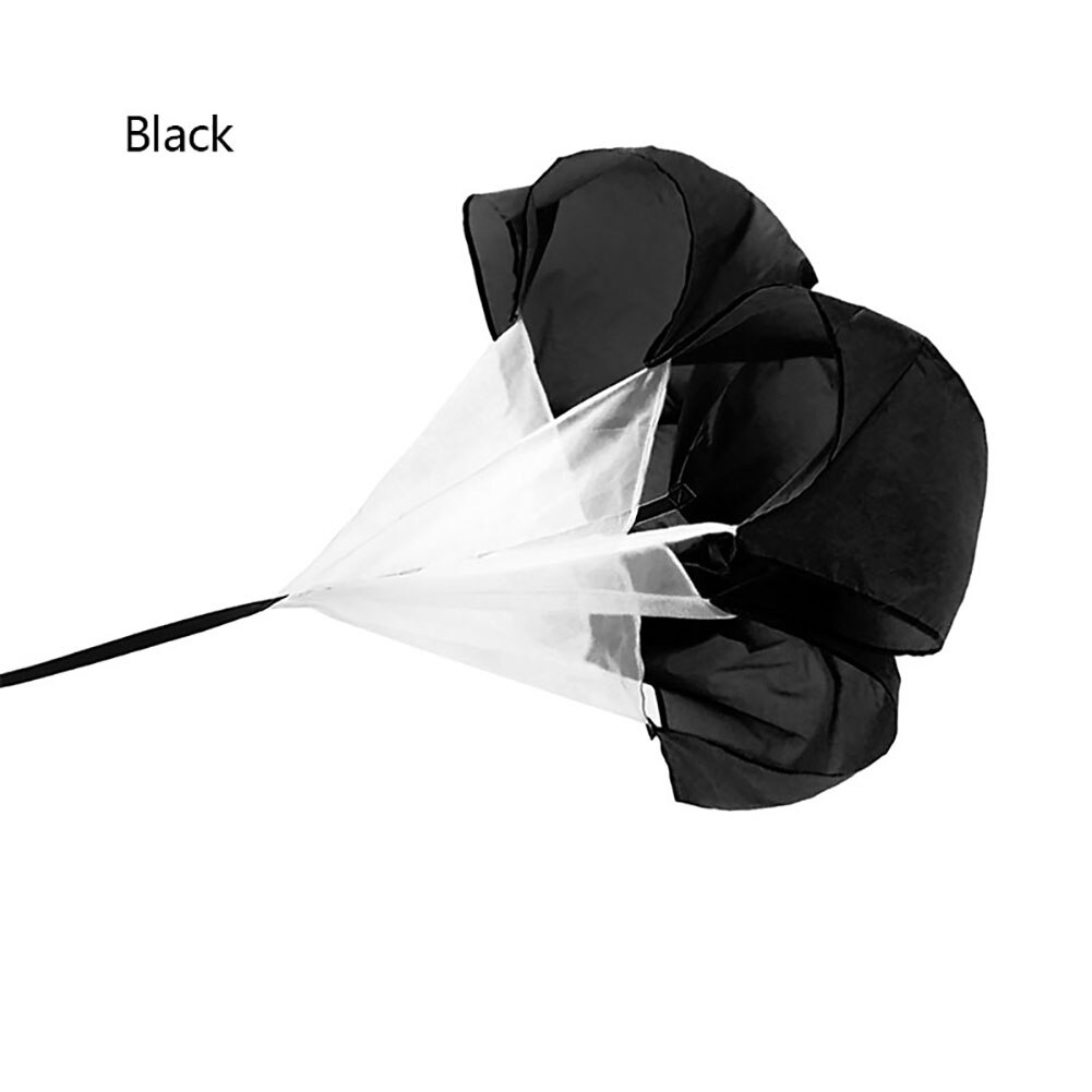 Blue Song Speed Training Running Drag Parachute Soccer Training Fitness Equipment Speed Drag Chute Physical Training Equipment: Black