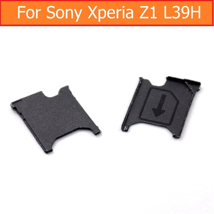 Echt Sim Kaart Lade Adapter Voor Sony Xperia Z1 L39H C6902 C6903 C6905 C6906 Sim Card Slot Lade Voor sony Z1 Sim Kaartlezer