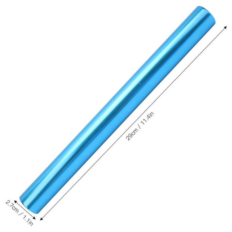 3 pièces D'athlétisme Bâton En Alliage D'aluminium Galvanoplastie Baguettes de Relais D'athlétisme Fournitures