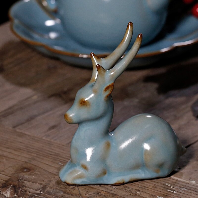 Ruyao 'S Favoriete Thee: De Ornamenten Op De Thee Tafel Zijn Begeleid Door Herten