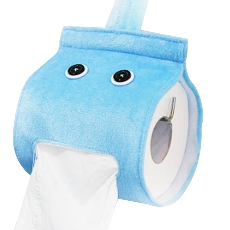 Cute Plush Cloth Tissue Box Case Holder Toilet Paper Cover Bathroom/office/car/restaurant Hanging Paper Towel Storage Container