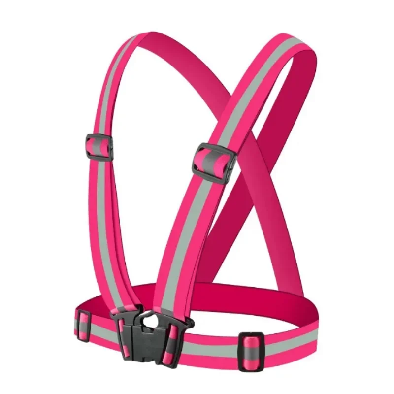 Reflective Vest for Workers Adjustable Harness Reflect Light Vest Belt for Night Riding Jogging Reflective Vests Roadway Safety: Yellow