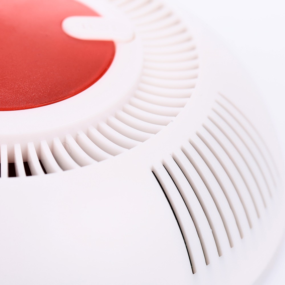 Sensor de humo de seguridad para el hogar, equipo de seguridad independiente de 85 dB, Sensor Detector de humo