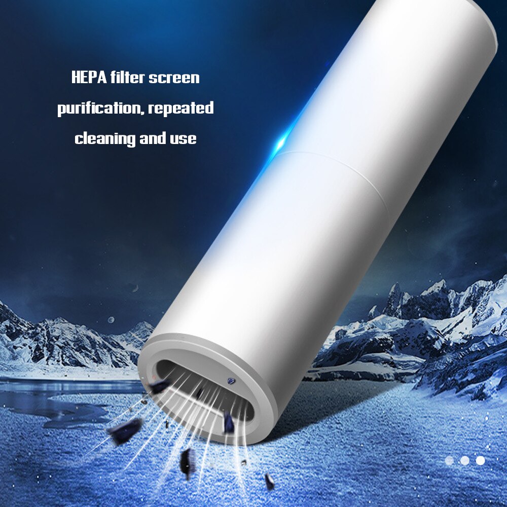 Car Vacuum Cleaner Kit Tur-bine Blade HEPA Filter Strong Suction Vacuum Sweeper Baseus Cleaner with Multi Group Nozzle