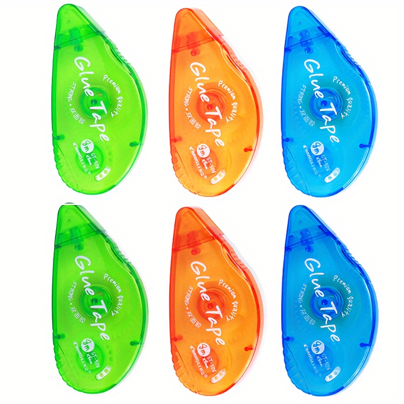 6 Packs Dubbelzijdige Tape Roller, Scrapbooking Tape, Permanente Plakband Dispenser Runner Voor Ambachten En Kunst Projecten, Phot: Default Title