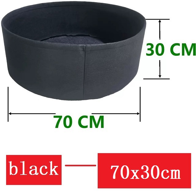 Round Garden Bed, Deep Soil Planting Container Grow Bags Durable Felt Fabric Planter Pot for Plants,Vegetables,Flowers, Herbs