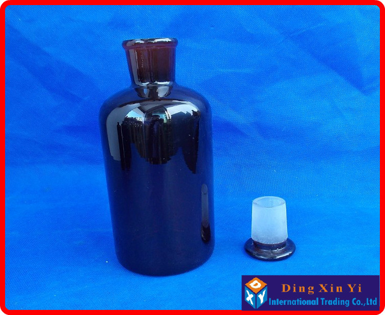 1000ml Narrow mouth Amber Laboratory Bottle with ground-in glass stopper,1000ml Narrow mouth reagent bottle