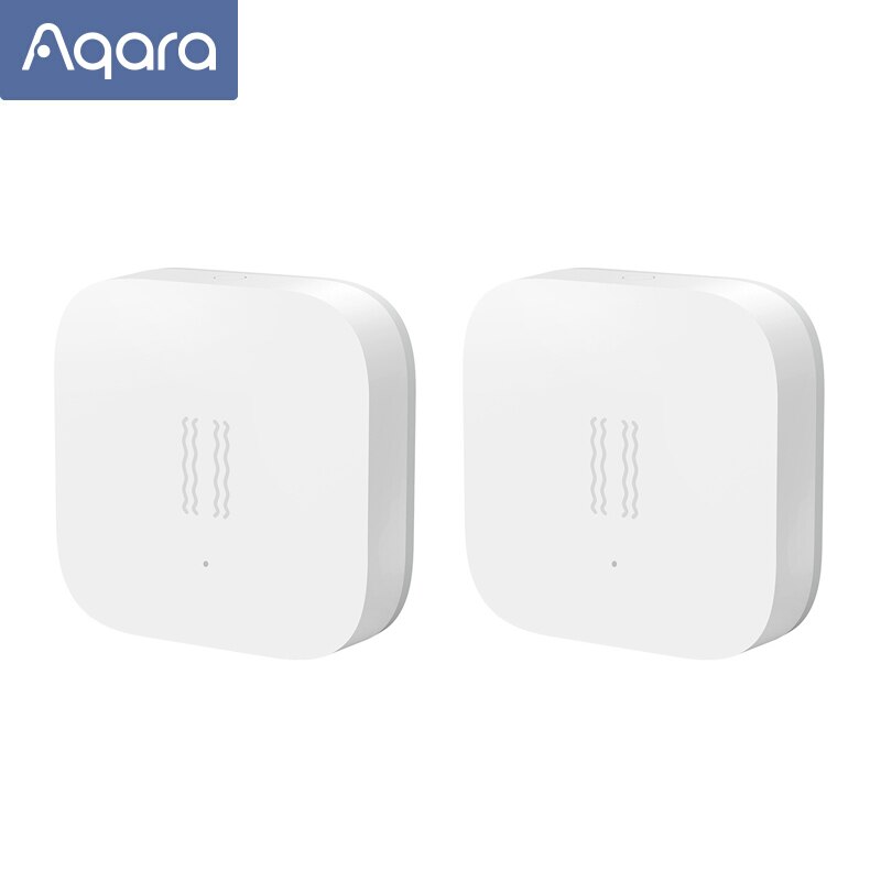Aqara Smart Vibration Sensor Zigbee Motion Shock Sensor Detection Alarm Monitor Built In Gyro For Xiaomi Mijia Smart Home: 2 pcs Vibration