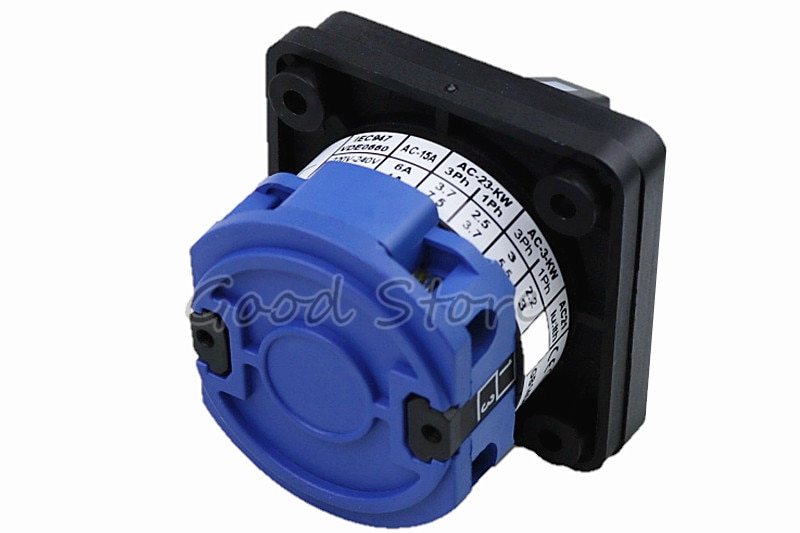LW26-20/1 ON/OFF 2 position 2 Poles 4 terminals CA-10 440V Ui 660V 20A Rotary Cam Switch