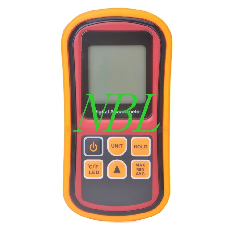 Digital LCD Handheld Anemometer Wind Speed Meter Thermometer 0~45m/s GM8901 Digital LCD Display Wind Meter Measuring Tools