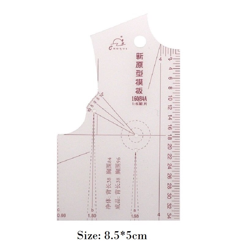 1:5 Ruler Cloth School Student Teching Apparel Drawing Templete Garment Prototype Rulers