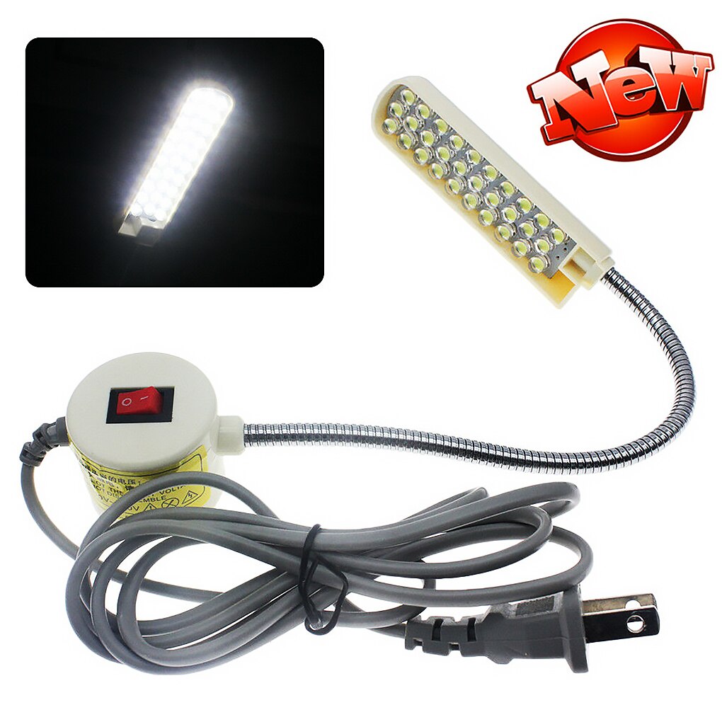 30 LED 1.4m Super Bright Sewing Clothing Machine Light Multifunctional Flexible Work Lamp light for Workbench Lathe Drill Press