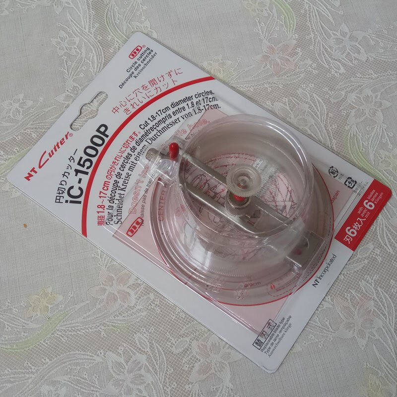 Cortador de círculos japonés de NTC-1500P, cuchillo de , herramienta de costura esencial, cortador de círculos s