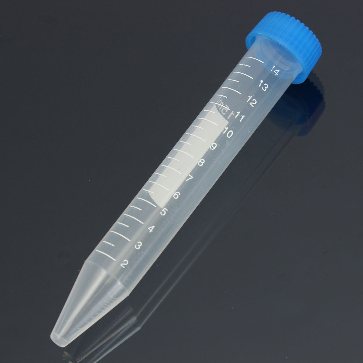 10 pcs 15 ml Plastic Centrifuge Reageerbuis Met Schroefdop Flacon Container Self Staande Pipet Laboratorium Supply