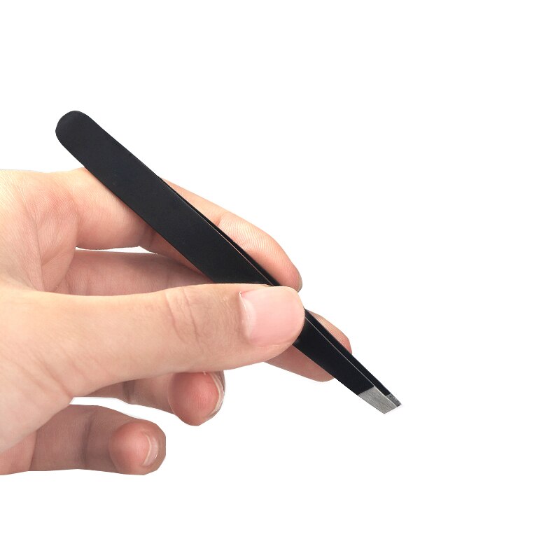 Øjenbryn klip øjenbryn pincet sikkerhed og sundhed rustfrit stål skrå øjenbryn klip til defeather pincet pincet makeup