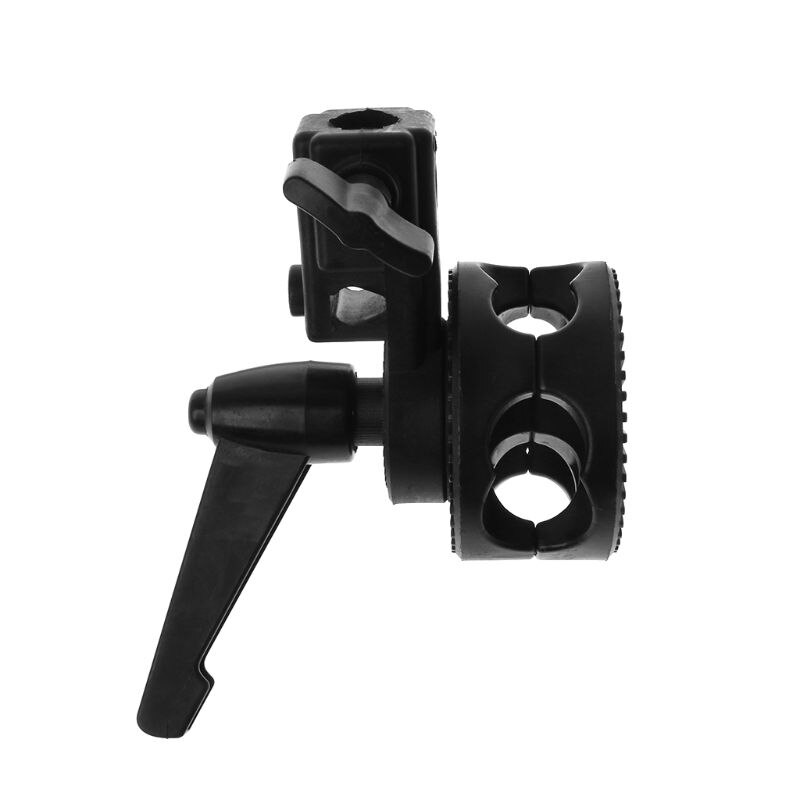 Grip Head Clamp Mount - Swivel Head Angle - 105mm Total Length - ABS Plastic - for Boom Arm Support