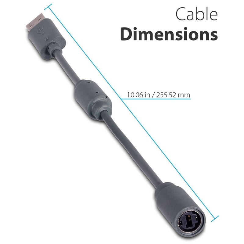 5 Pcs USB Converter Cable for 360 Converter Adapter Wired Controller PC USB Port Cable for PC USB Port Connecting