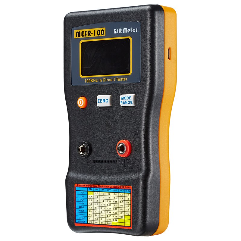 MESR-100 ESR Capacitance Meter Ohm Meter Measuring Capacitance Resistance Capacitor Circuit Tester