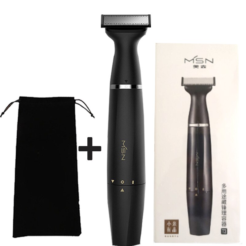 Xiaomi-Afeitadora eléctrica para hombres, maquinilla de afeitar para cortar el pelo, , para Barba, inalámbrica, 3: MSN T3 Black