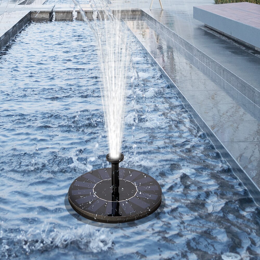 Mini painel de bomba de fonte solar alimentado por energia solar fonte de água piscina fonte de água decoração do jardim fontes de água decorativo